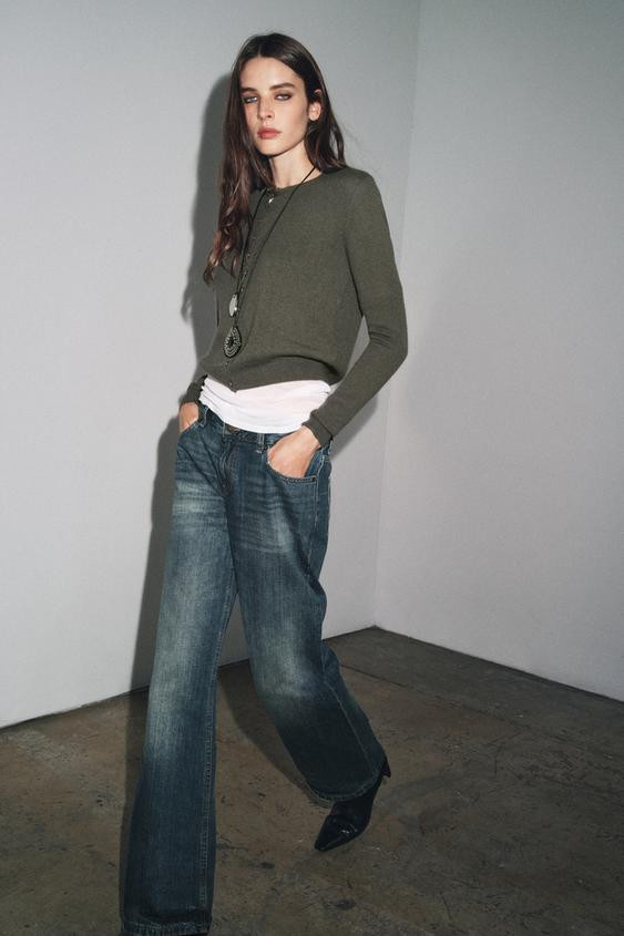 100% CASHMERE BUTTON CARDIGAN | Zara UK