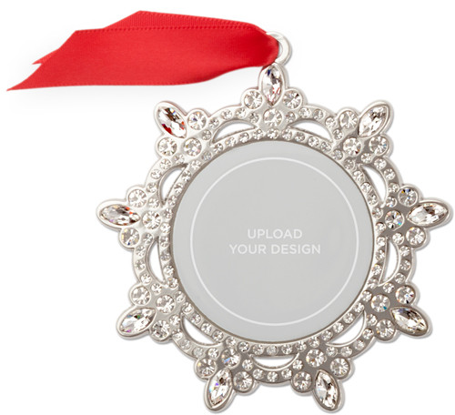 Upload Your Own Design Jeweled Ornament | Shutterfly