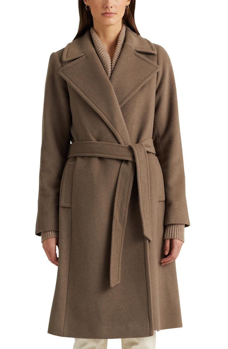 Wool Blend Wrap Coat | Nordstrom