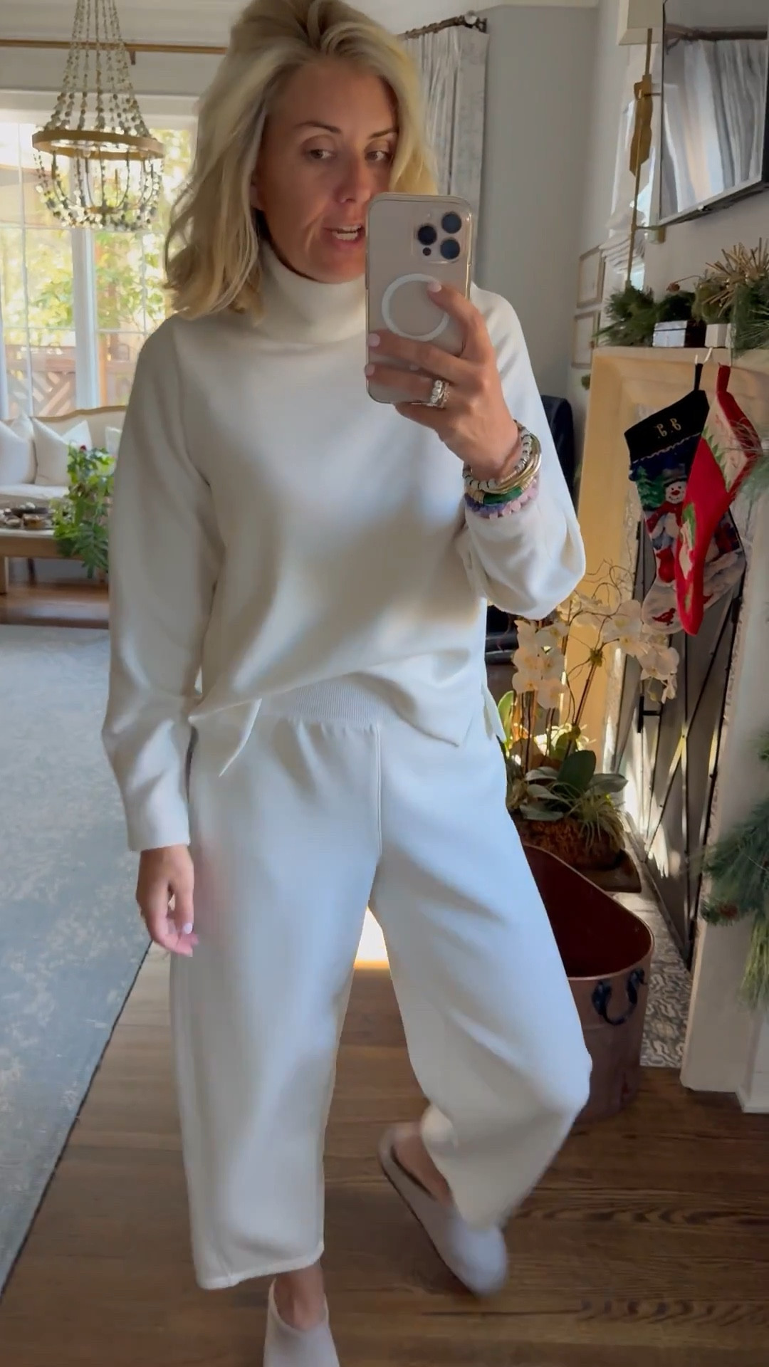 The perfect set to elevate! I’m adding a puffer vest and accessories. Comfort and chic! 

Turtleneck - xs
Barrel Pant - petite small
Clogs - 7 

#LTKgrwm #LTKmomlife #LTKdayinmylife