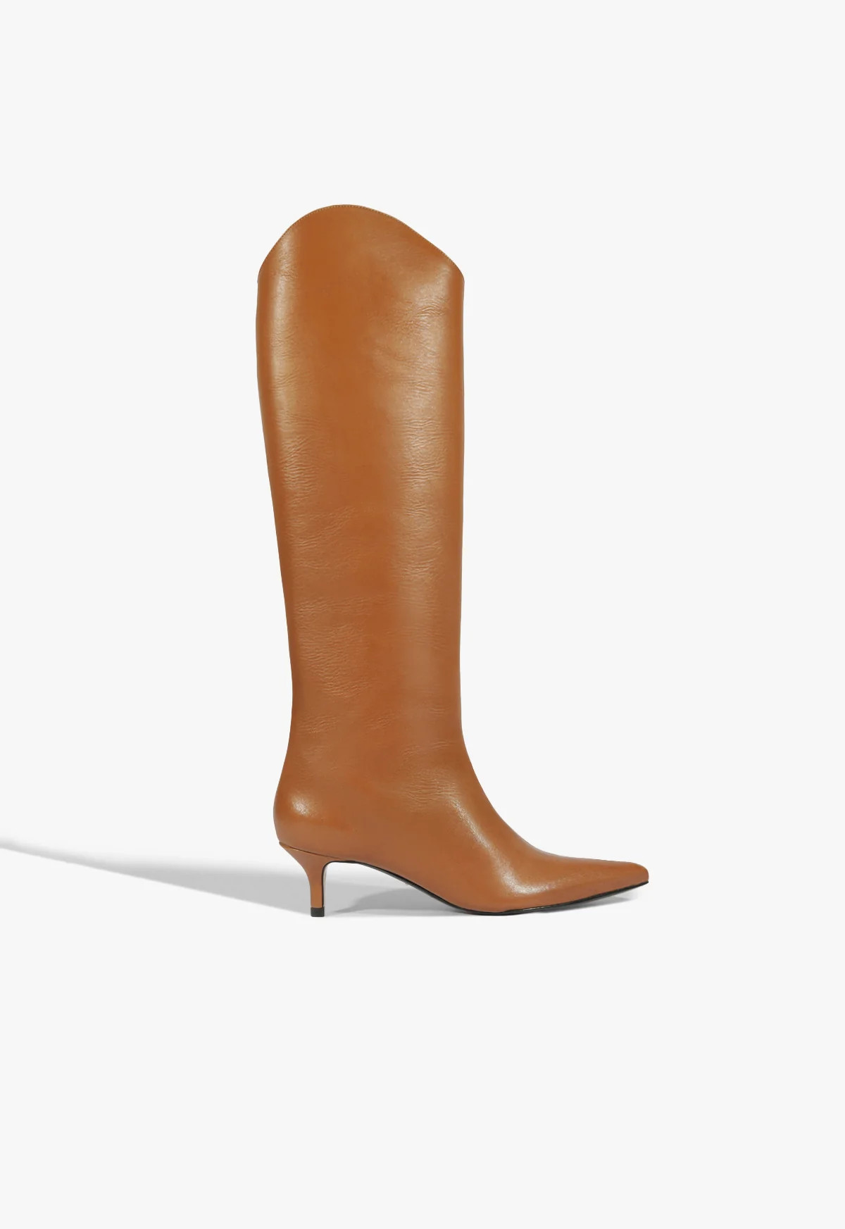 Caramel Leather Boot Maryana Lo Wide | SCHUTZ | Schutz (US)