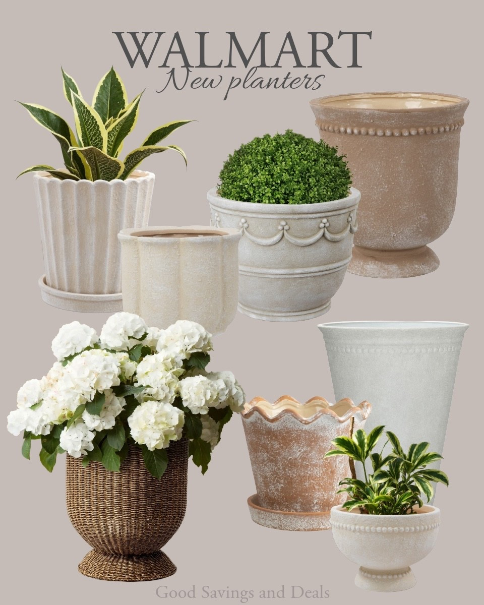 New planters from Walmart. Patio inspiration. Front porch decor. My Texas House new home finds.

#LTKSeasonal #LTKHome #LTKFindsUnder50