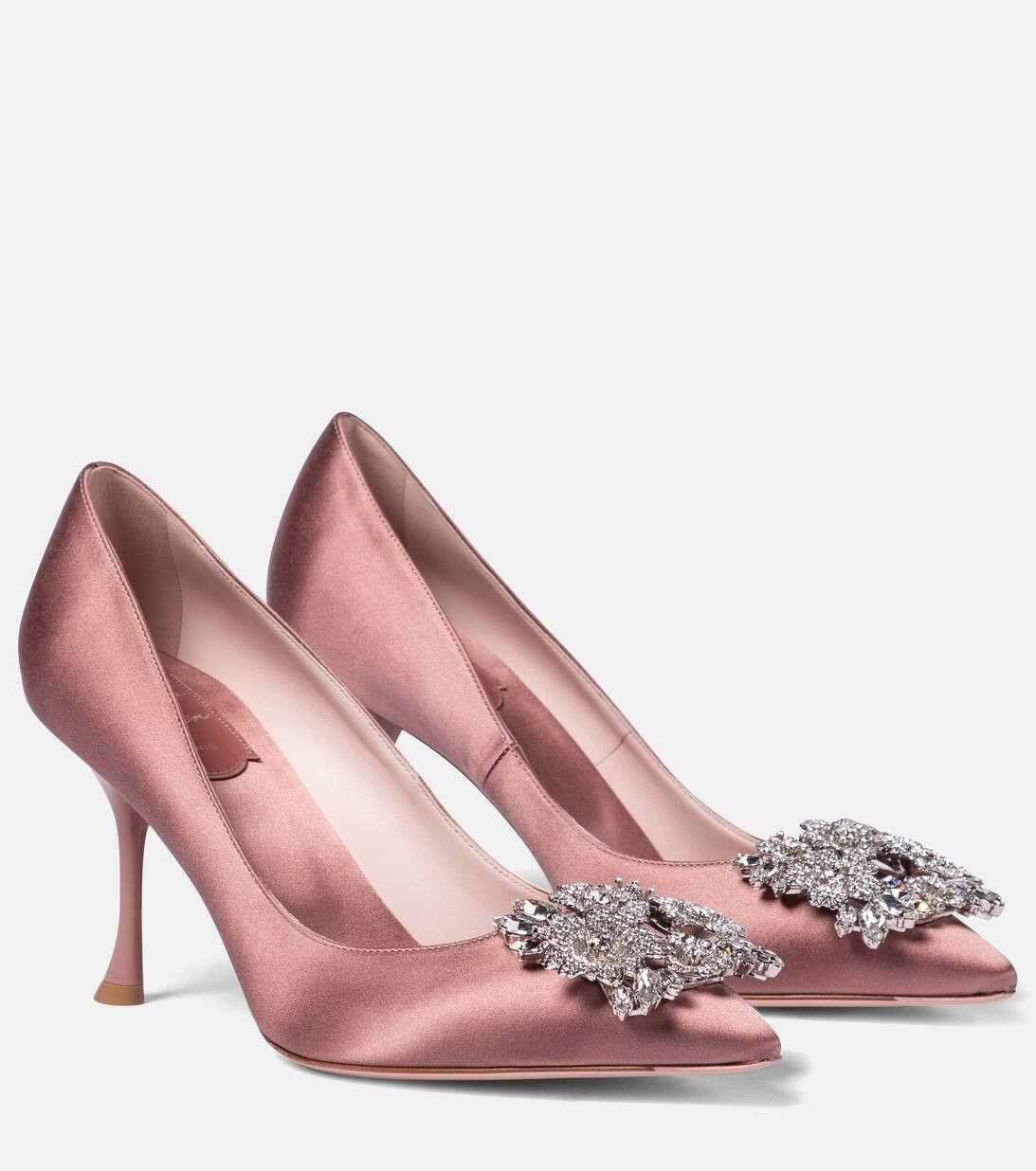 RV Bouquet Strass satin pumps | Mytheresa (US/CA)