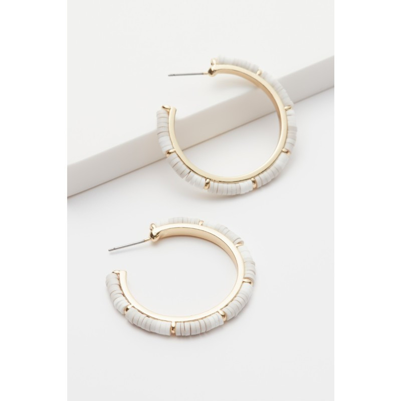 EVEREVE Lena Sequin Hoop Earring | EVEREVE | Evereve
