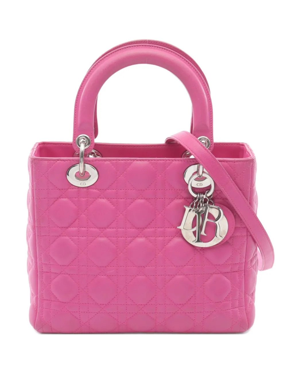 Christian Dior Pre-Owned 2000s Lady Dior tote bag - Pink | Farfetch Global