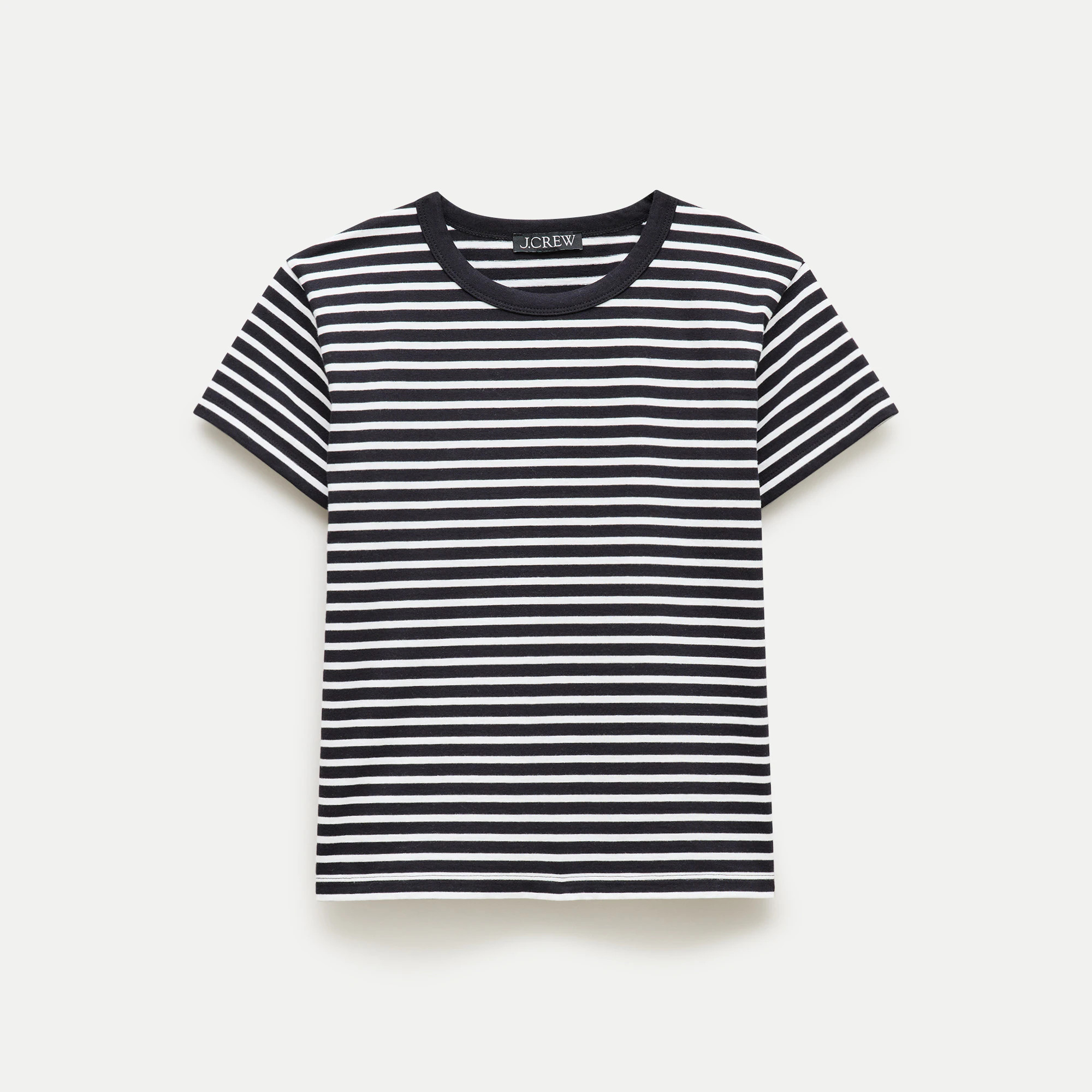 Boyfriend jersey classic-fit T-shirt in stripe | J. Crew US