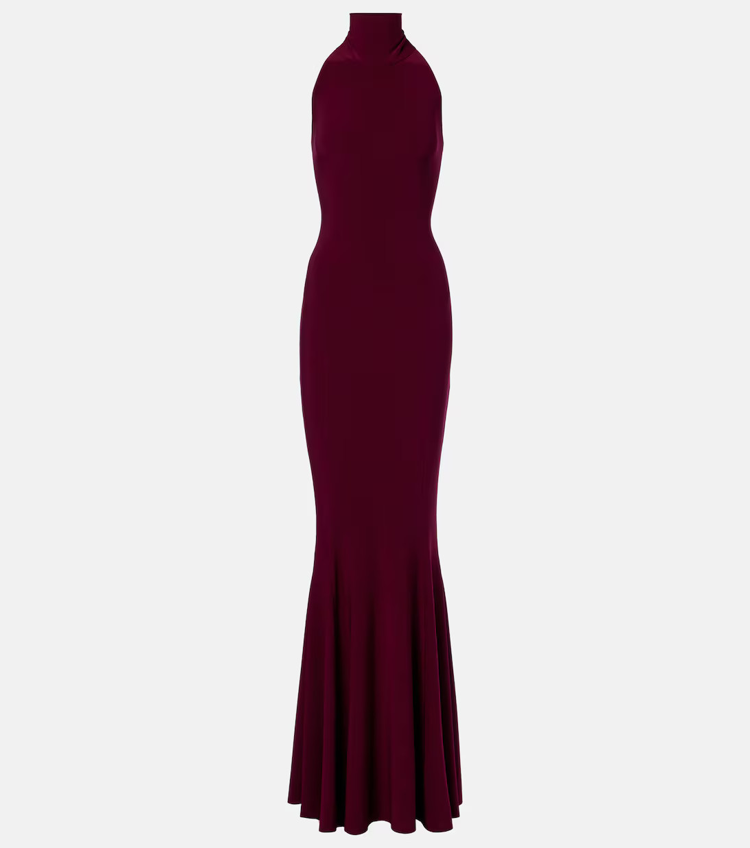Turtleneck jersey gown | Mytheresa (UK)