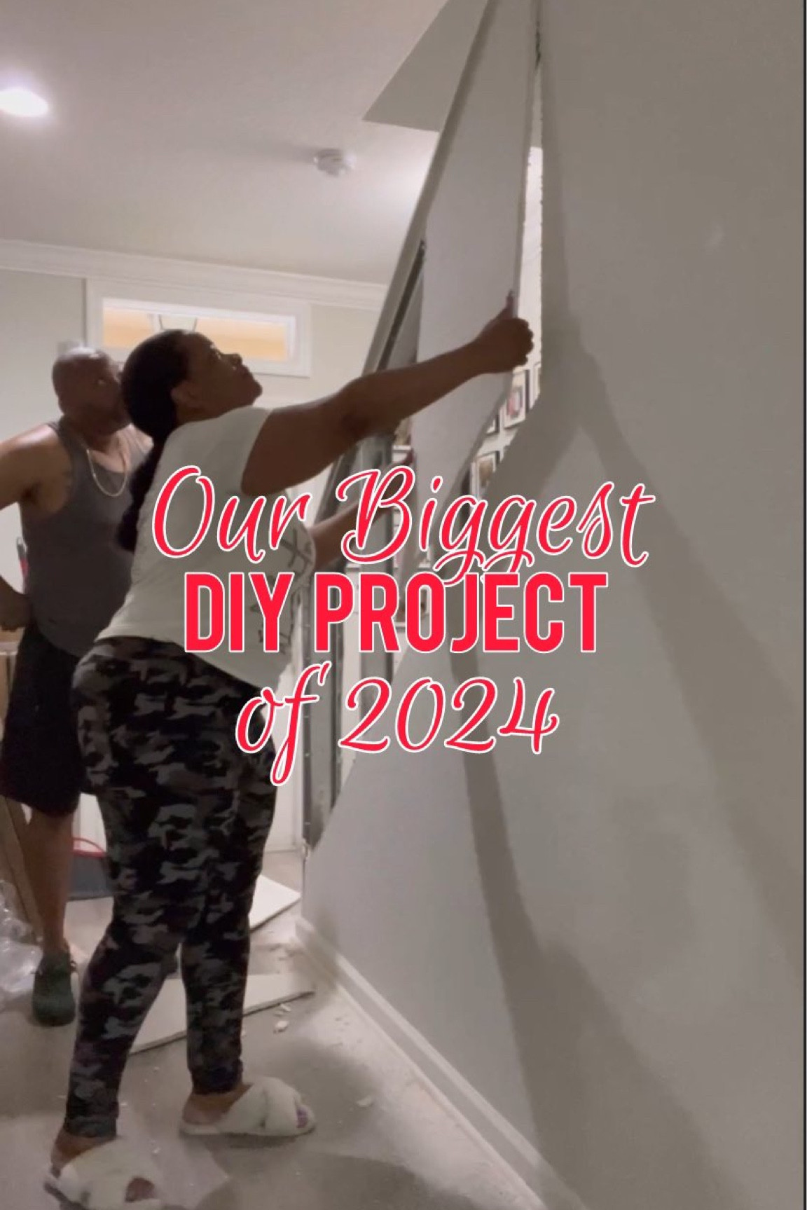Hey, love bugs! What a year 2024 has been! So many blessings on blessings.

Here’s a quick trip down memory lane. Check out our biggest DIY project of the year. Opening up our stairs stretched us more than any project we’ve done to date. It required a ton of research and planning before we even started. After tackling this project, I know that our 2025 projects will be a breeze.

#recap #recap2024 #yearrecap #2024recap #diyhomeprojects #stairdesign #homedecor #homedesign #interiordesign #diycouple #staircase #interiordesigninspo #homegoals #homediy #homediyproject #diyproject #diy #hgtv #diyhomeimprovement #designonadime #seasonaldecor #christmasdecor #christmas