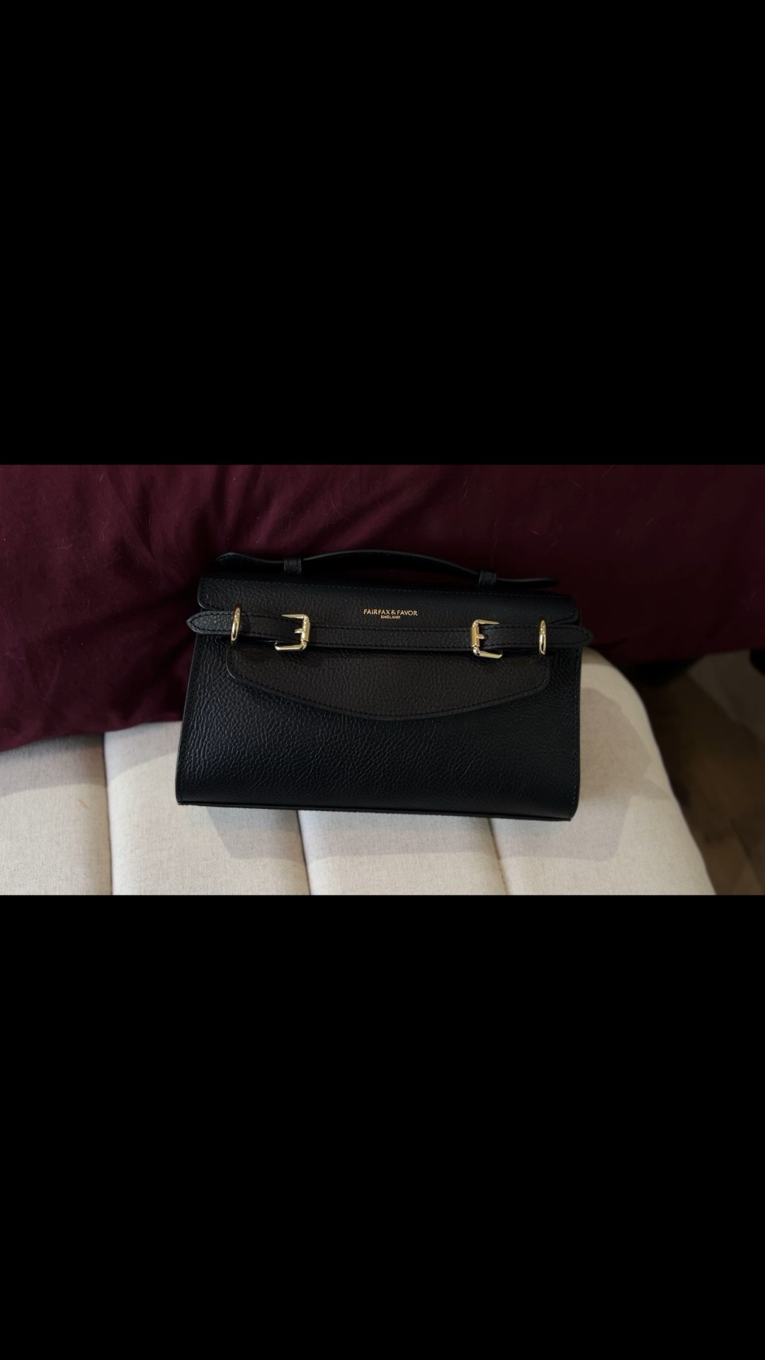 Reviewing this bag in detail on my youtube channel soon. 
The Fairfax & Favor town & country clutch in black. 

#LTKootd #LTKU #LTKGiftGuide