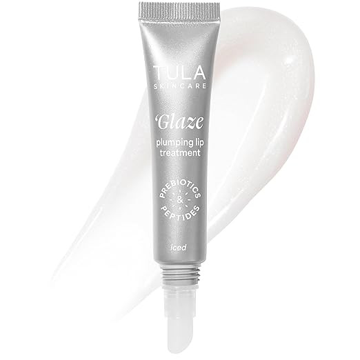TULA Skin Care Glaze Plumping Lip Treatment - Hydrating & Glossy Lip Balm with Hyaluronic Acid & ... | Amazon (US)