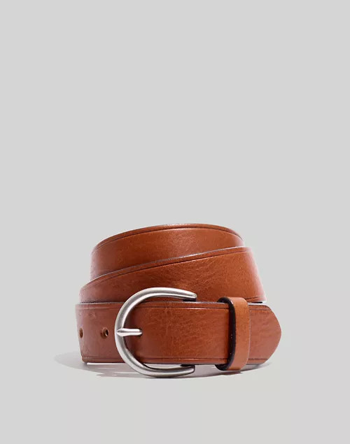 Medium Perfect Leather Belt | Madewell