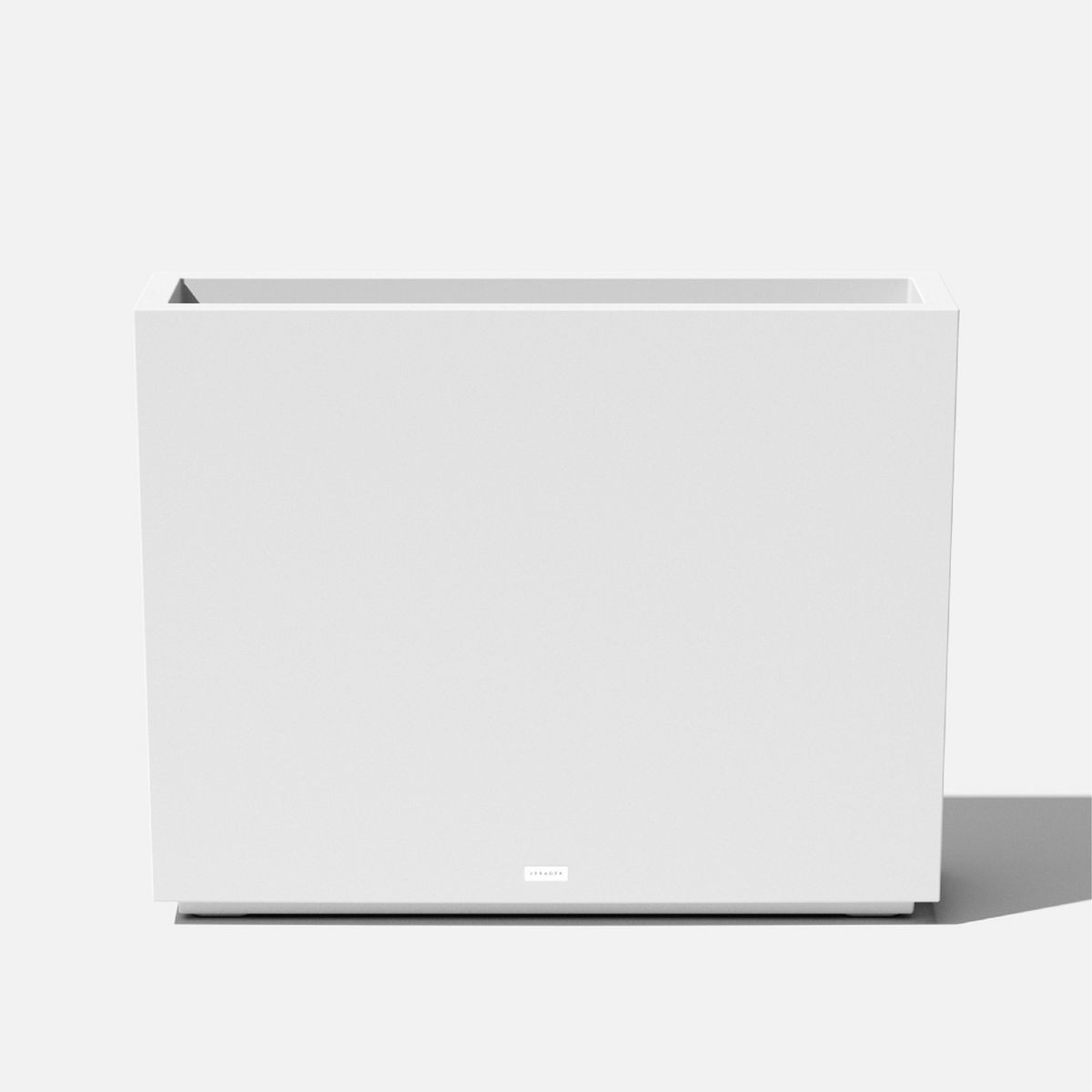 Veradek Block Series Span Medium 30" Plastic Planter - White | Target