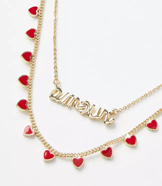 Amour Layered Necklace | LOFT
