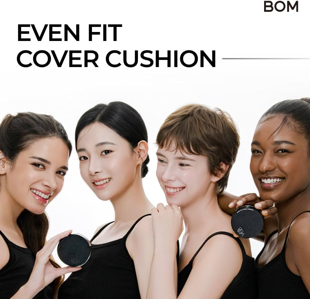 BOM COSMETICS Even Fit Cover Cushion 23N Beige 15g, Skin Tint Concealer Foundation for Full Cover... | Amazon (US)
