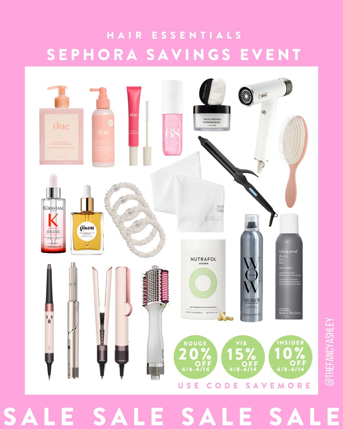I’ve rounded up the best ever hair essentials you NEED from the Sephora Savings Event—tools, styling products, and all the fab goodies. Use code SAVEMORE to snag 20%, 15%, or 10% off depending on your Insider status. It’s the perfect time to stock up and save BIG on these must-haves!

#LTKWatchNow #LTKBeauty #LTKSaleAlert