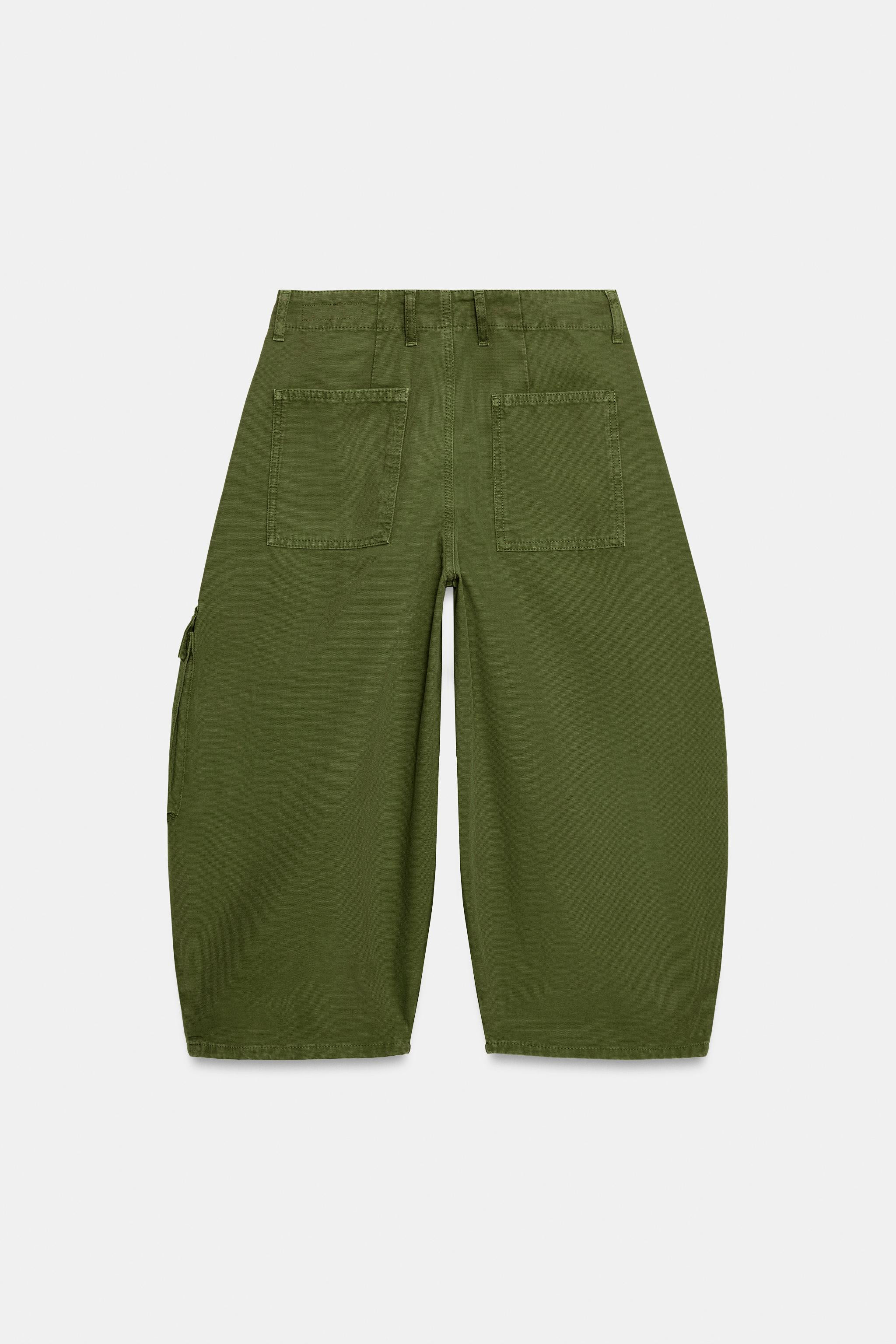MID RISE - BALLOON LEG - CAPRI LENGTHZARA WOMAN COLLECTIONMid-rise capri jeans with belt loops. F... | Zara US