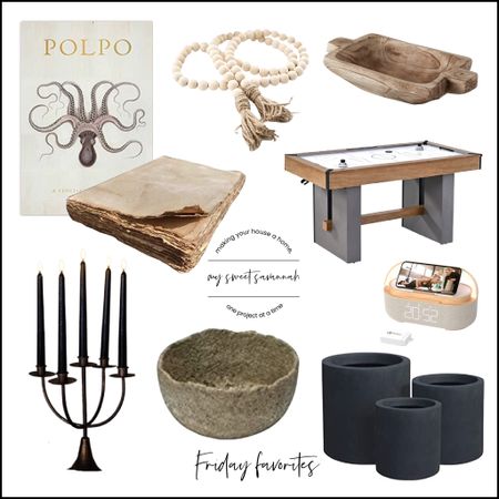 Friday favorites! 
Amazon finds, rustic home decor, planters, alarm clock, speaker, battery operated candles. 
#founditonamazon

#LTKhome #LTKstyletip #LTKFind