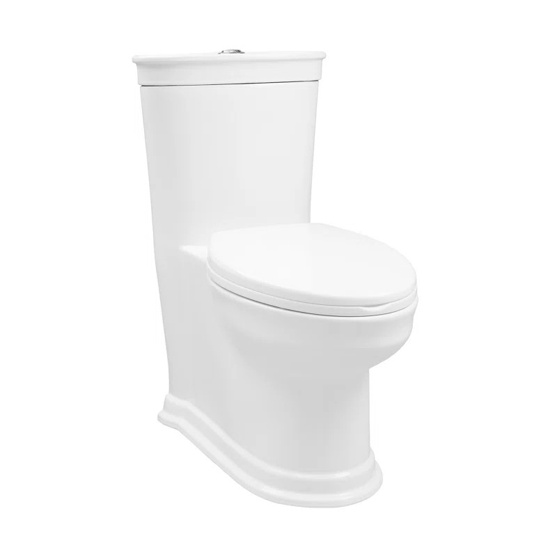 Dual-Flush Elongated One-Piece Toilet (Seat Included) | Wayfair North America