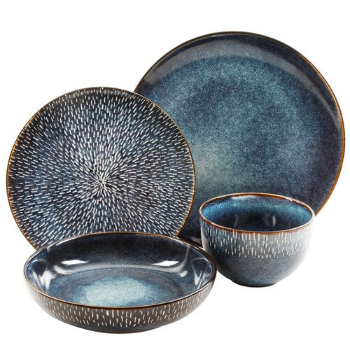 Gibson Elite Matisse 16 Piece Dinnerware Set, Service for 4 | Walmart (US)