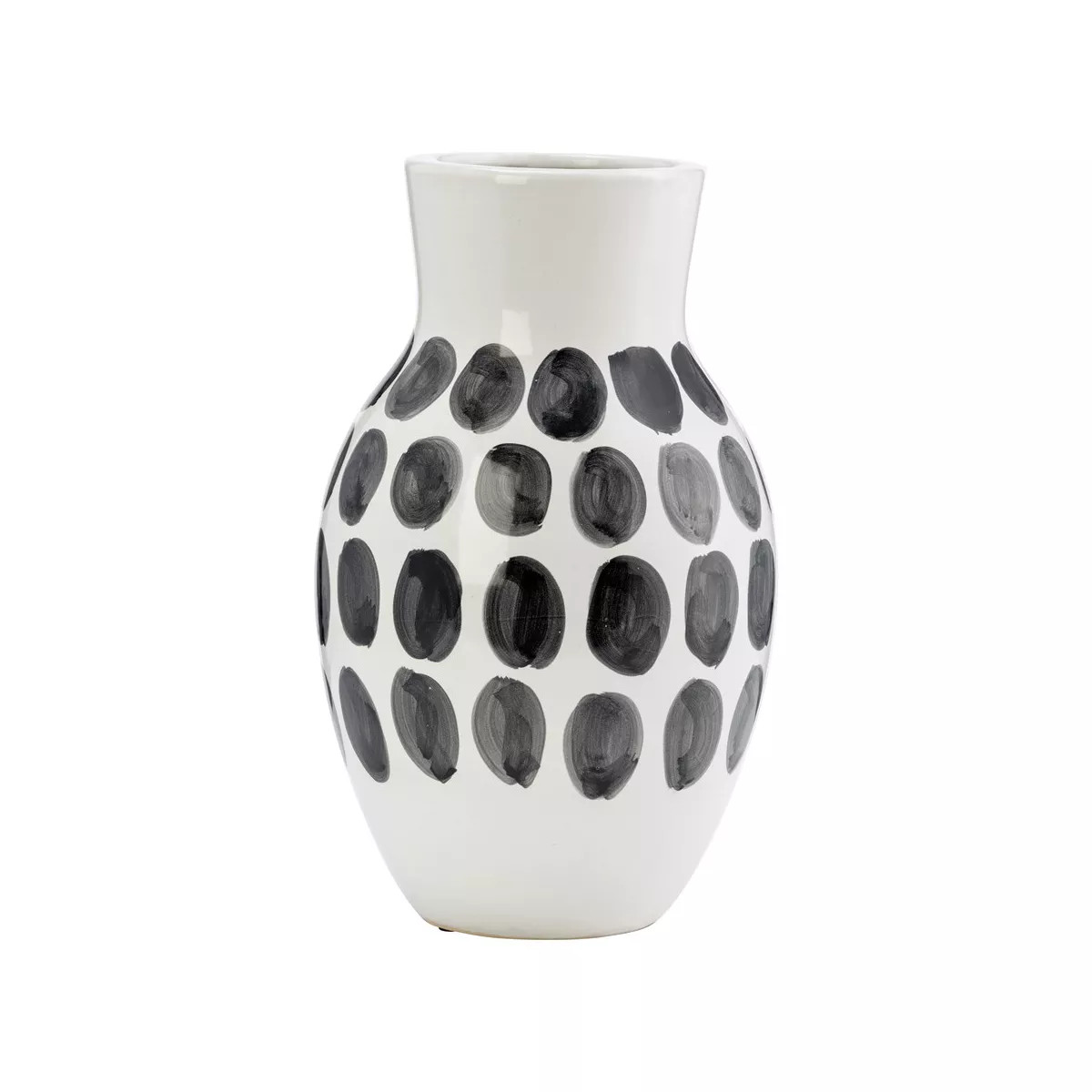 Sagebrook Home 10" Ceramic Vase - Contemporary Abstract Polka Dot Flower Vase Decorative Table Ac... | Target