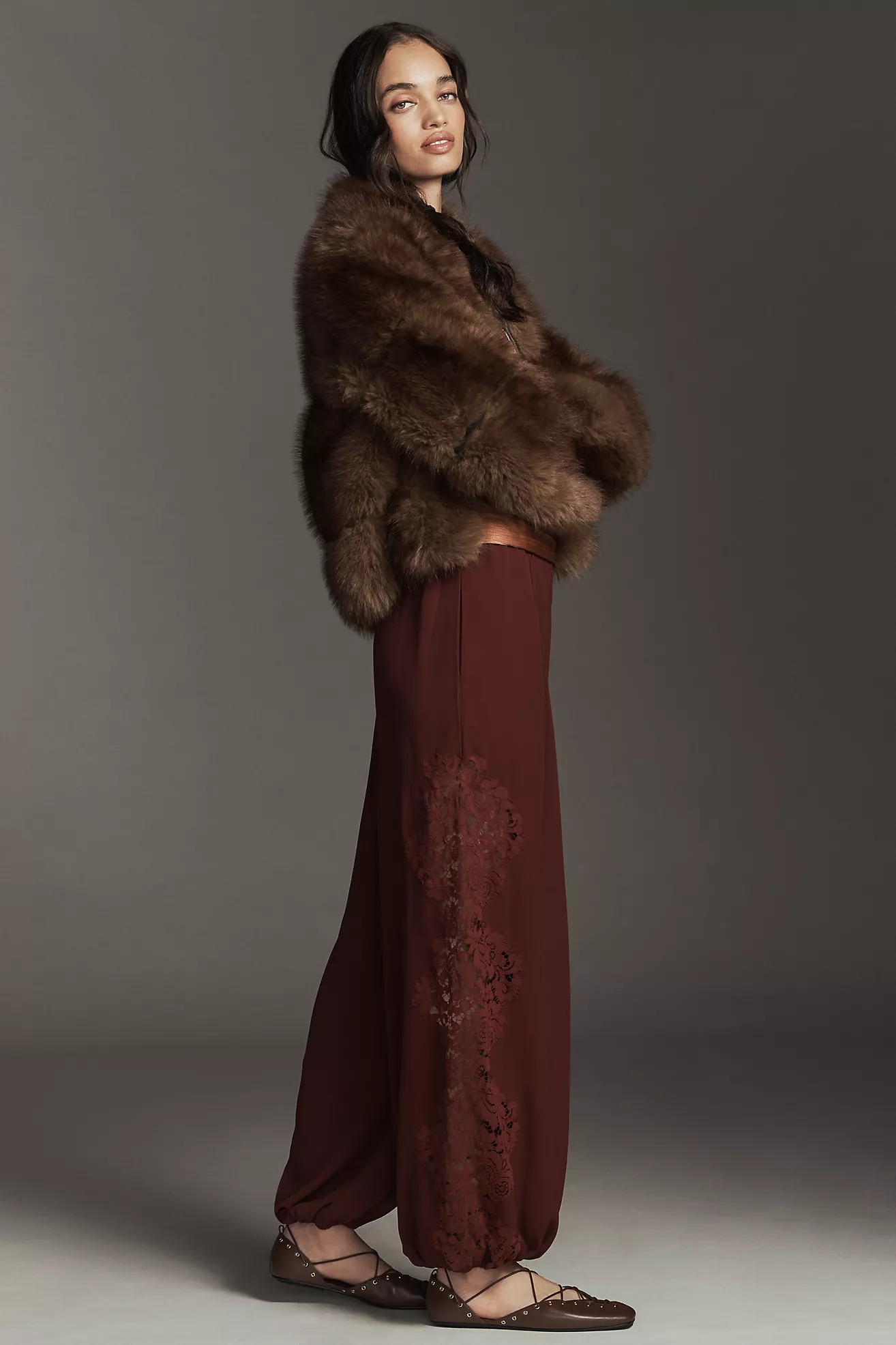 Bl-nk Imogen Lace Balloon Pants | Anthropologie (US)