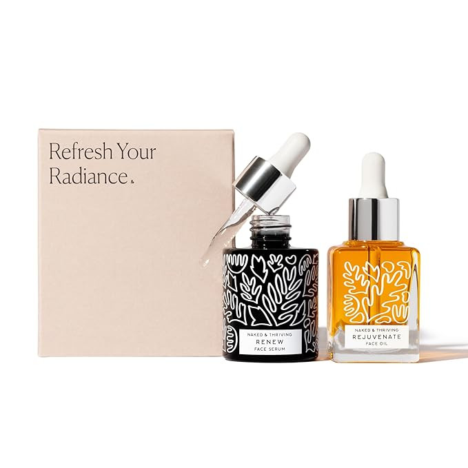 Naked & Thriving The Night Set | Renew Resurfacing Night Serum (30 mL) + Rejuvenate Restorative F... | Amazon (US)