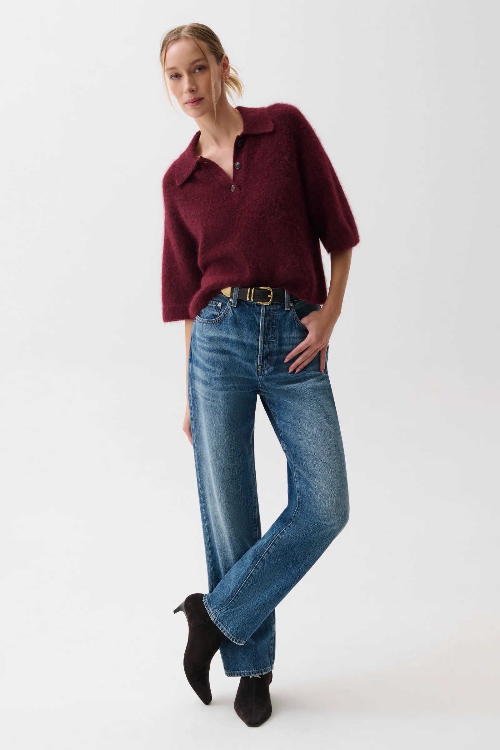 Cassie Super High Rise Straight Jean - Legend P00016322-RL-LGEND / LEGEND / 28 | Pistola Denim