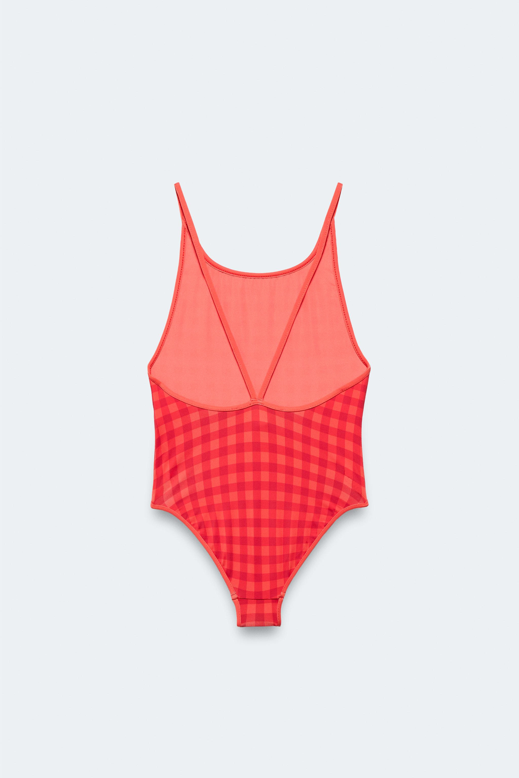 2-14 YEARS / GINGHAM SWIMSUIT LIMITED EDITION | Zara US