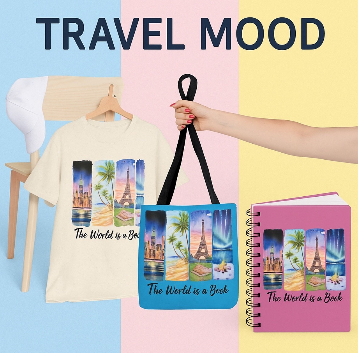 “The World is a Book” - how true!!! Traveling is so much fun and these are great travel accessories.

#LTKGiftGuide #LTKTravel #LTKItBag