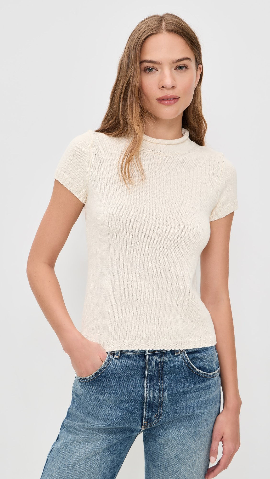 Reformation Solene Cotton Sweater Tee | Shopbop | Shopbop