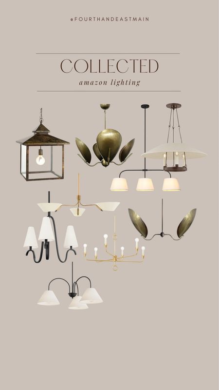 collected // amazon lighting 

lighting roundup
amazon home 
amazon finds 

#LTKhome