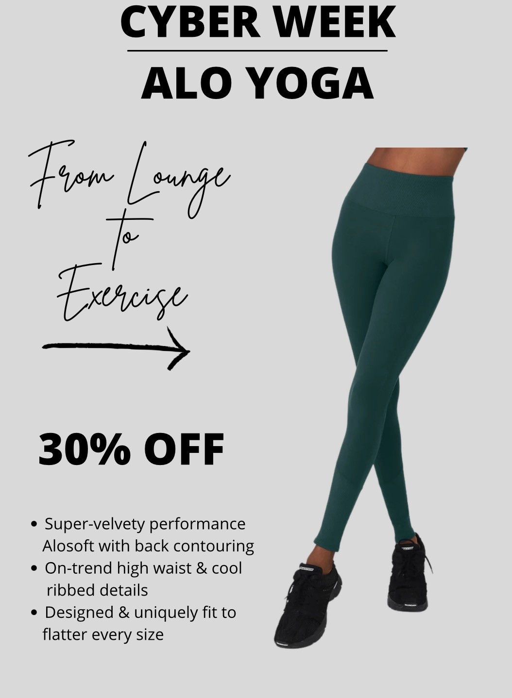 Lounge set, Comfy alo pieces, everything is 30% off if you’re a member! Stock up for yourself and fits for best friend, mother in law, mom, sister. I’m wearing xs top and xxs bottoms, could size up one in both for more room, otherwise I’d rec sizing down 1 size from your normal 

#LTKCyberWeek #LTKHoliday #LTKfitnessgoals