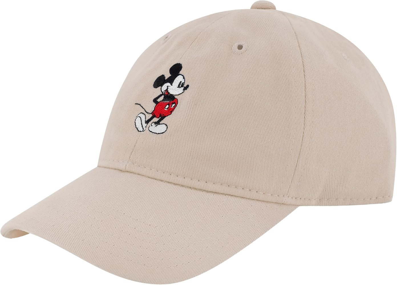 Concept One Disney Mickey Mouse Embroidered Cotton Adjustable Dad Hat with Curved Brim | Amazon (US)