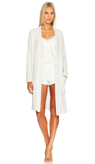 CozyChic Lite Ribbed Robe in Silver & Pearl | Revolve Clothing (Global)