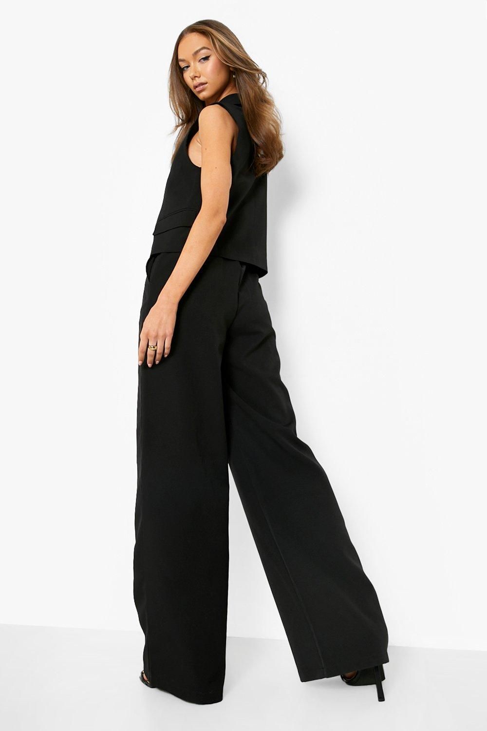 Tailored Wide Leg Pants | Boohoo.com (US & CA)