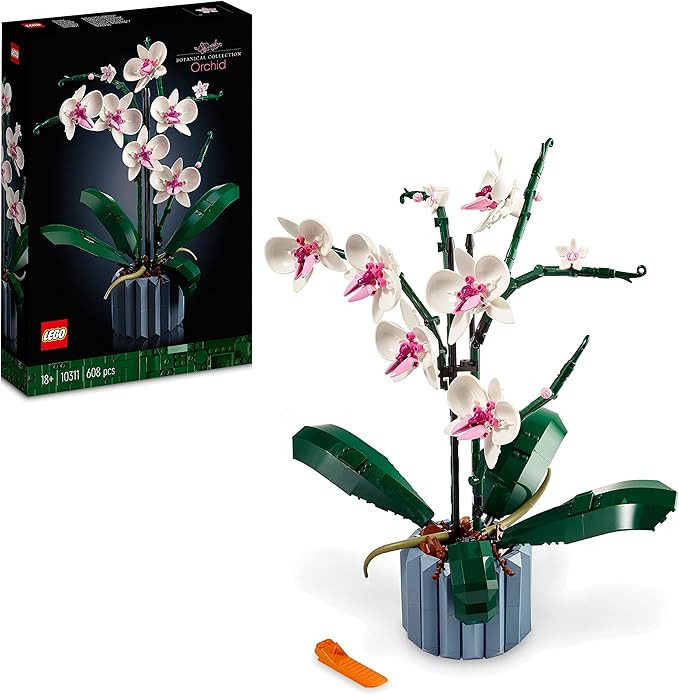 LEGO 10311 Icons Orchid Artificial Plant Building Set with Flowers, Home Décor Accessory for Adu... | Amazon (UK)
