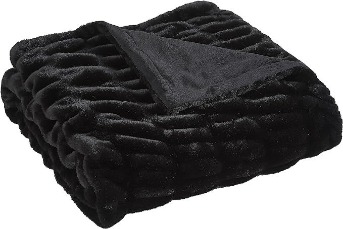 Casual Chic Lapin Ultra Fine Faux Fur Throw Blanket - Luxurious, Chic, Soft and Cozy 400 GSM Micr... | Amazon (US)