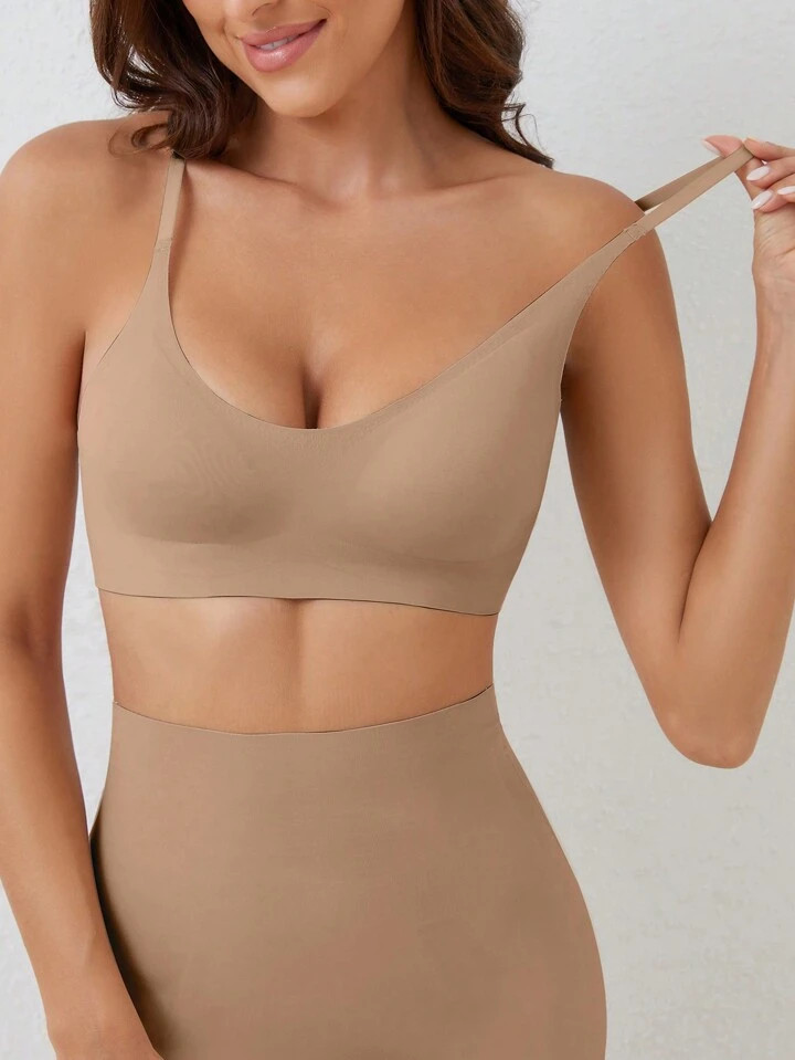 Ocili Ocili Damen Einfarbiger Spaghetti Träger Bralette Ohne Bügel | SHEIN