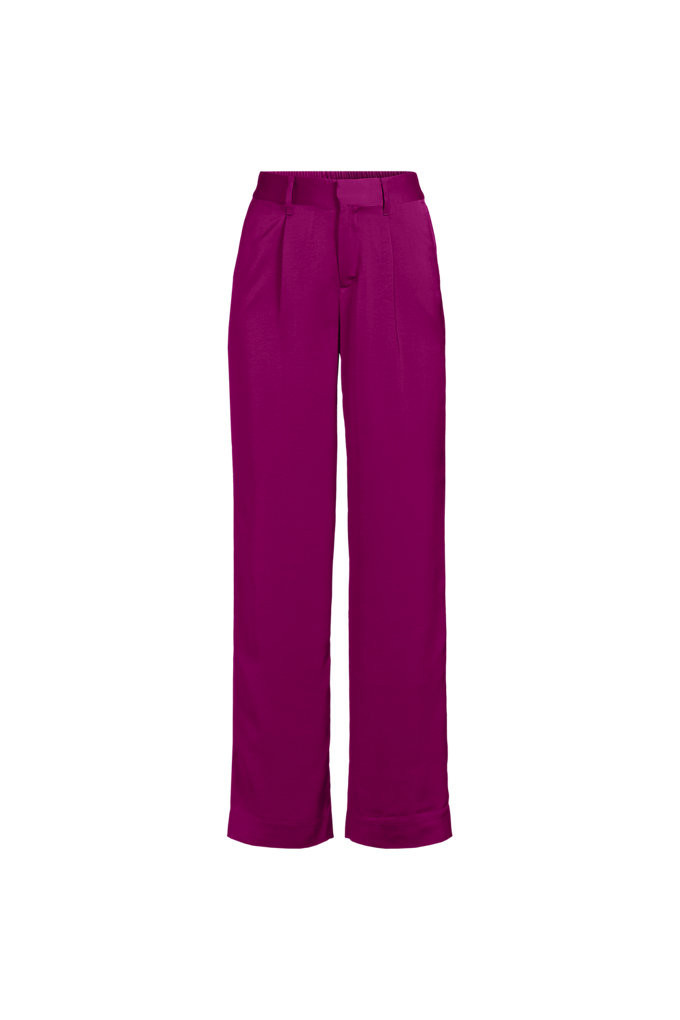 Women's Plus Size Satin Wide Leg Pants - Lands' End - Pink - 26W | Lands' End (US)