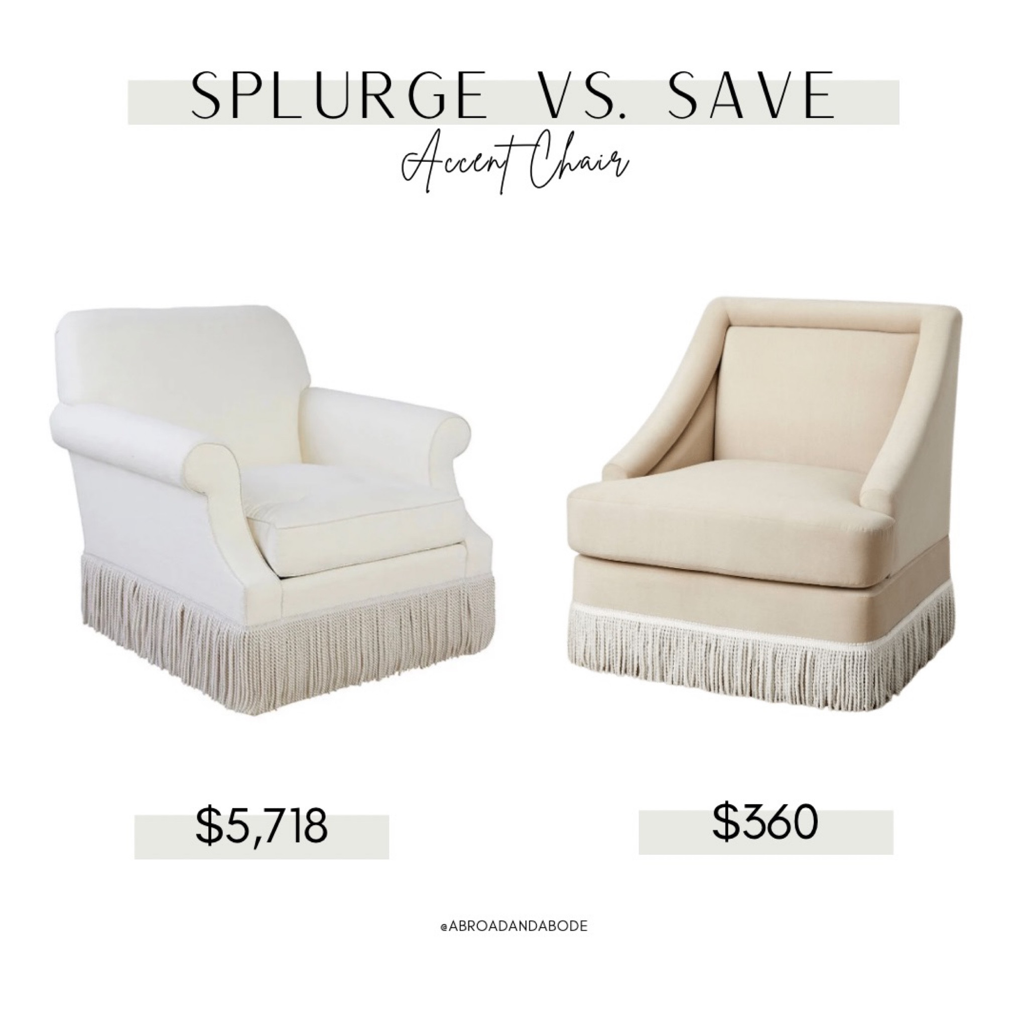 Amazing Accent Chair Look for Less! 

Look for less, accent chair, living room chair, sitting room, splurge vs save, home finds, chair, affordable home decor 

#LTKunder50 #LTKhome #LTKunder100
