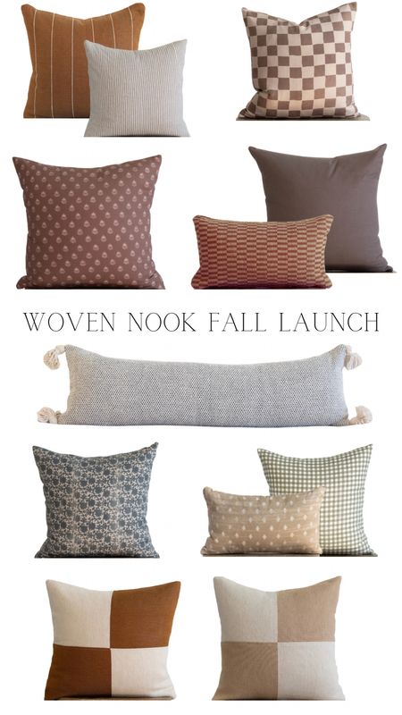 Amazing new launch from one of my faves, Woven Nook! Affordable seasonal pillow covers you can change out! 

#LTKhome #LTKSeasonal #LTKfindsunder100