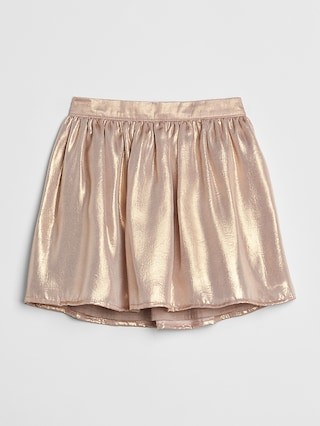Metallic Flippy Skirt | Gap US