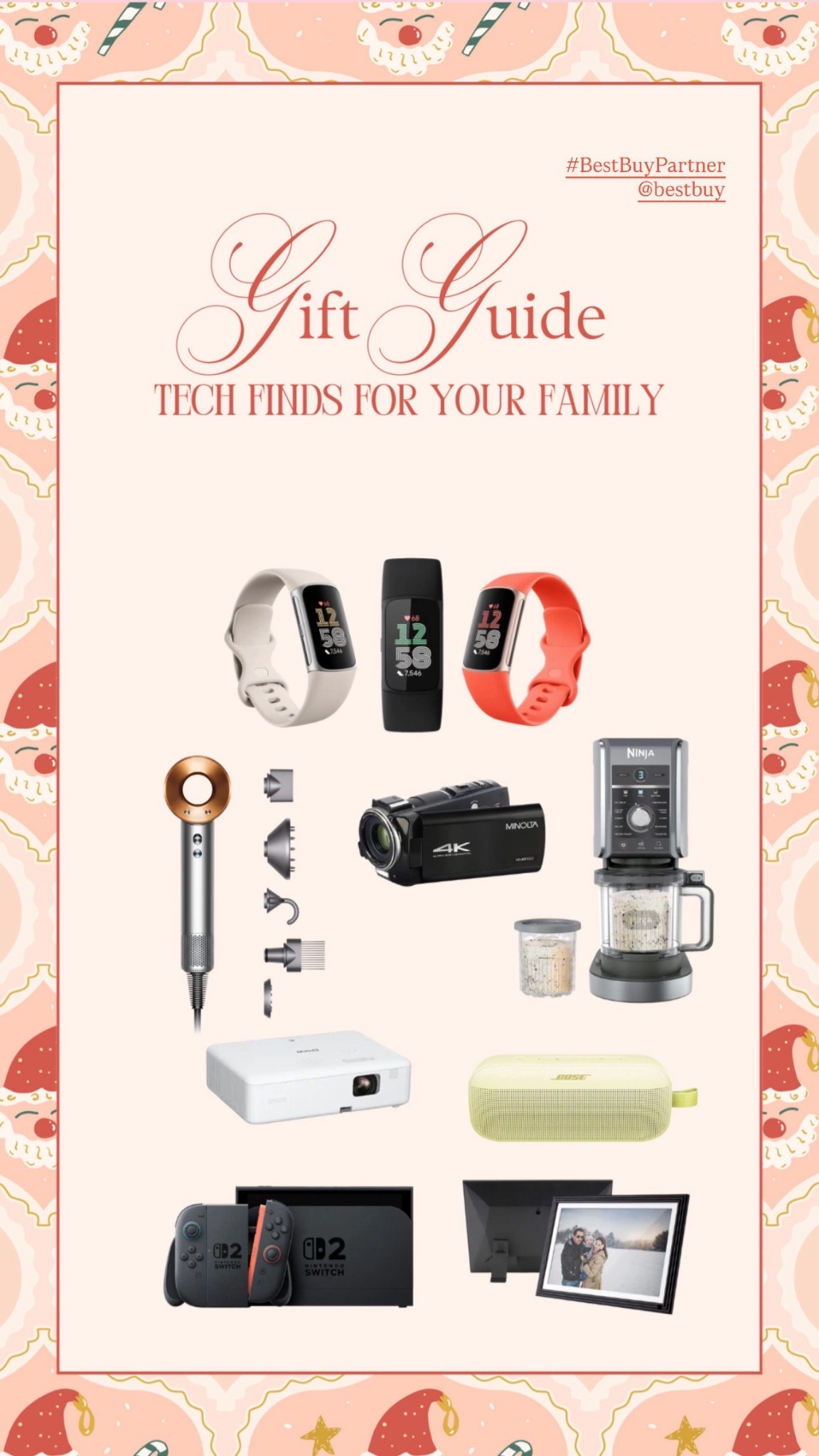 #BestBuyPartner It’s officially gift-giving season! 🎁 With a big family like mine, finding something everyone will love is a must. Best Buy has amazing tech for everyone on your list, I’m loving these finds 💗