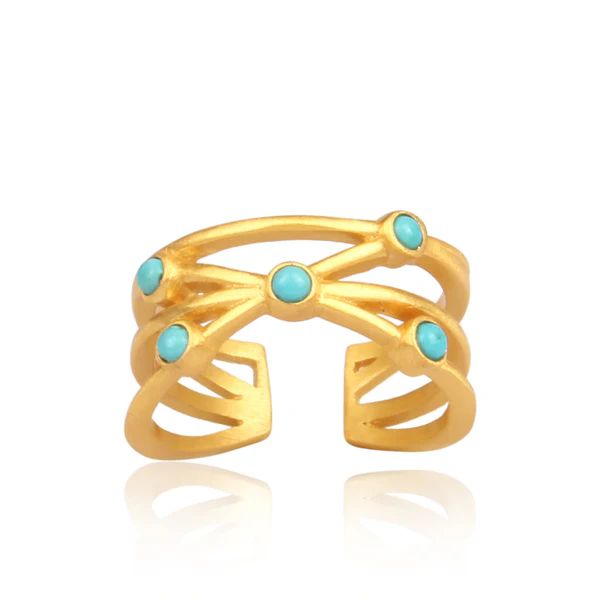 Turquoise Wrap Ring | Christina Greene 