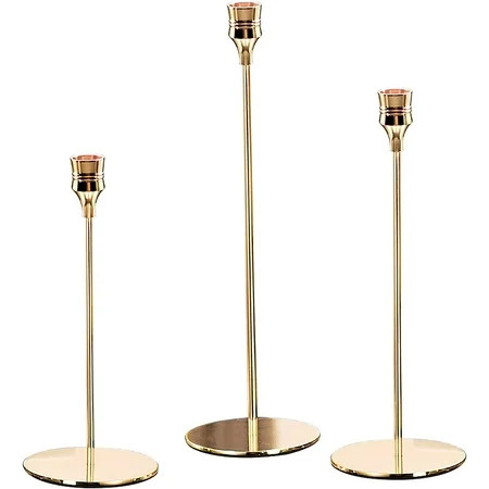 Gold Candle Holders Set Decorative Candlestick Holder for Formal Events Gifts for Friends Candelabra | Walmart (US)
