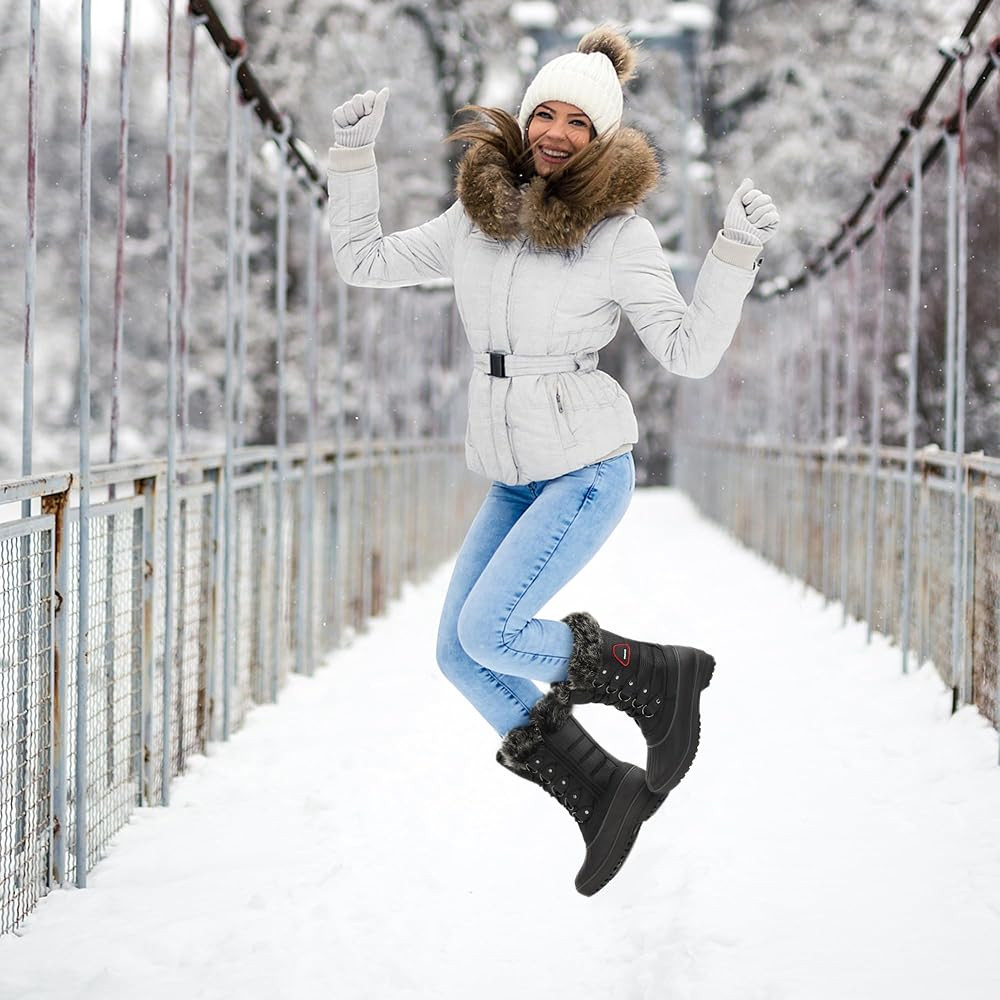 DREAM PAIRS Women's Snow Boots | Amazon (US)