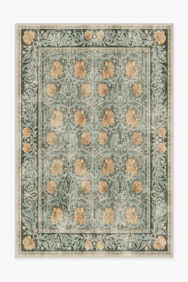 Morris & Co. Pimpernel Jade Rug | Ruggable