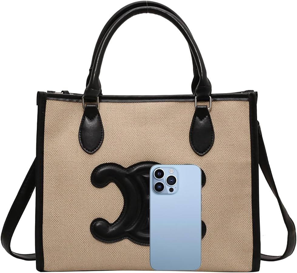 Women's Tote Bag Casual Shoulder Purses and Designer Crossbody Handbags for Work Gym Beach Travel... | Amazon (US)