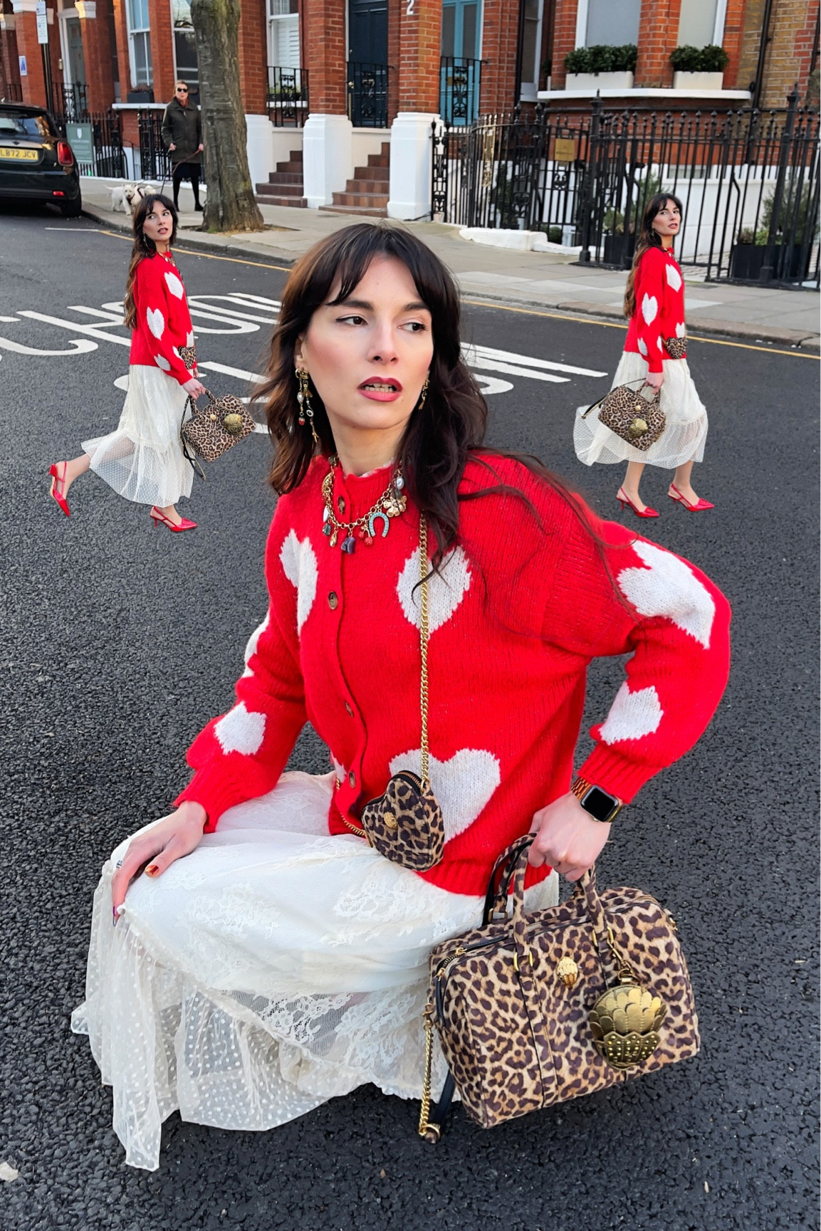 Getting into the Valentine’s day mood ❤️

#dopaminedressing #eclecticstyle #colourfulstyle #valentinesoutfit #londonstyle #girlswear #streetweardaily #redcardigan #redheels #kurtgeigerbag #parisianstyle #wearingcolour 

wearing 
red cardigan @twentythreeliving 
leopard print bags @kurtgeiger 
white lace dress @joanieclothing 
red heels @xylondonsquad 

Valentines dress, Valentine’s Day outfit, Colourful fashion, Colourful style, Dopamine style, Dopamine Dressing ,High Fashion, Bold Fashion, Maximalist style, Dressing for Joy, How to style Colour, Styling Colour, Personal Style, Eclectic Style,Pinterest outfit


#LTKuk #LTKstyletip #LTKbag