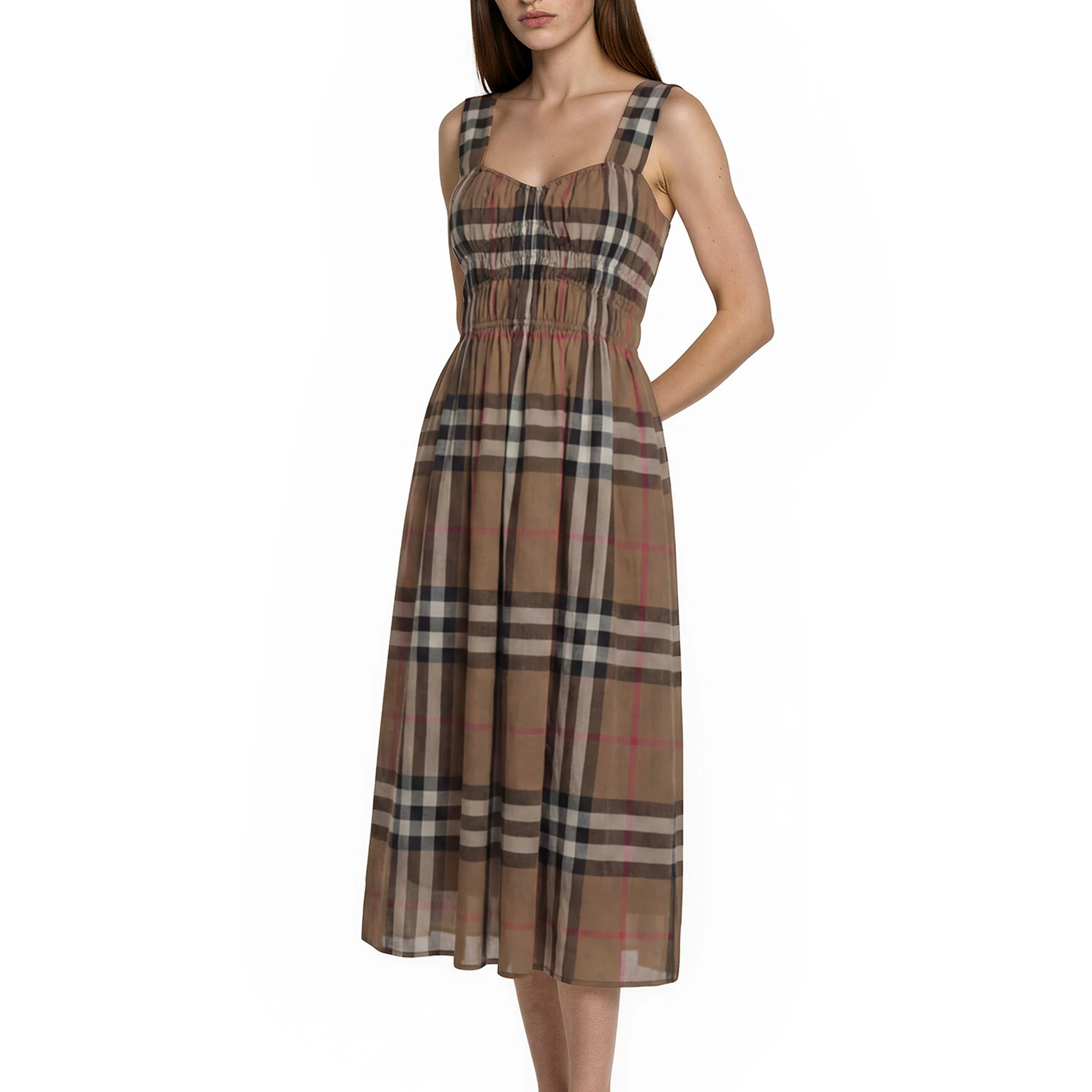 Burberry Delilah Check Dress | Overstock
